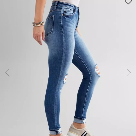 KanCan High Rise Ankle Skinny Stretch Jean - Picture 7 of 9